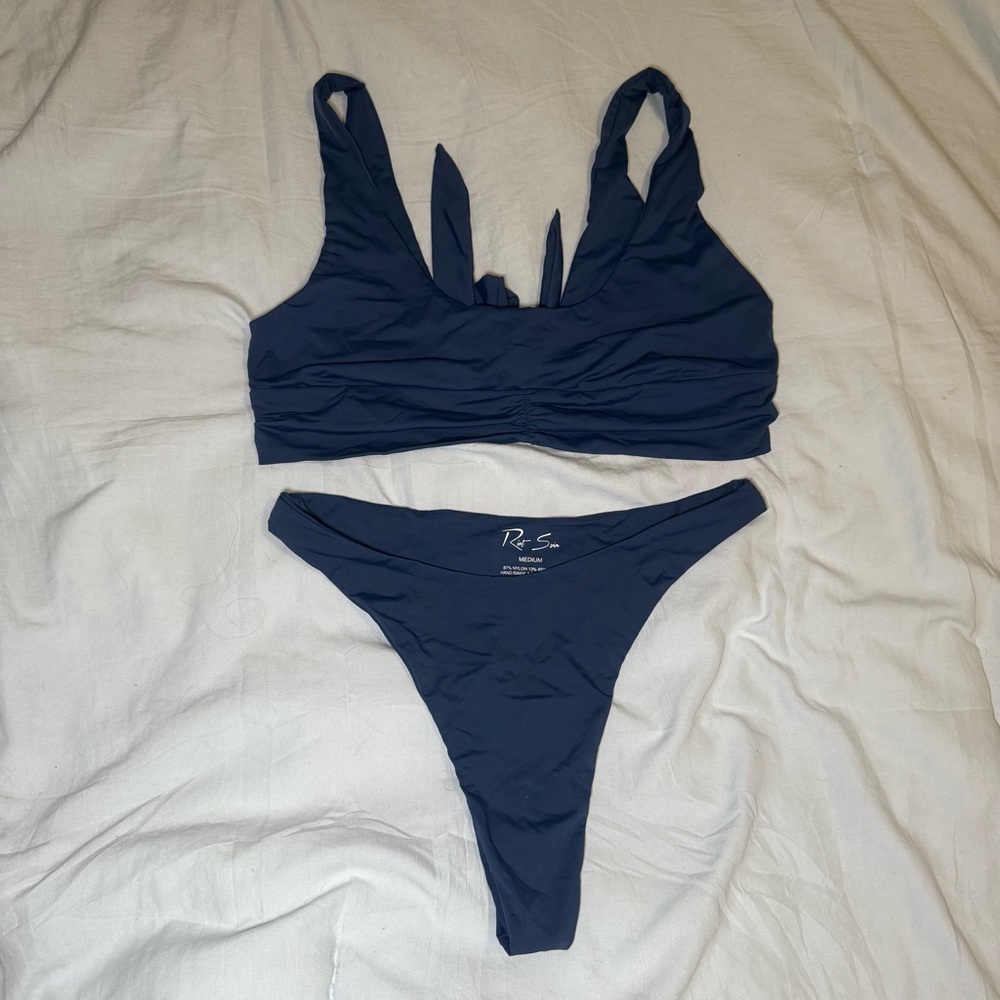 Women's Navy Bikini Set